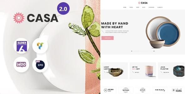 Casa – Furniture Ceramics WooCommerce Theme